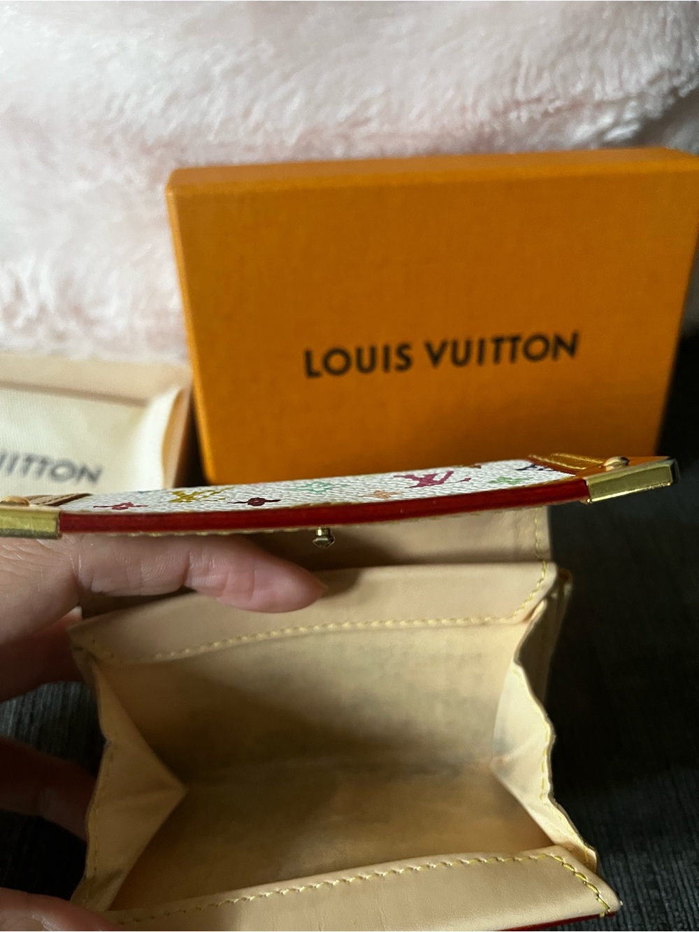 LOUIS VUITTON Multicolor Porte Monnaie Plat card wallet - Picture 5 of 11
